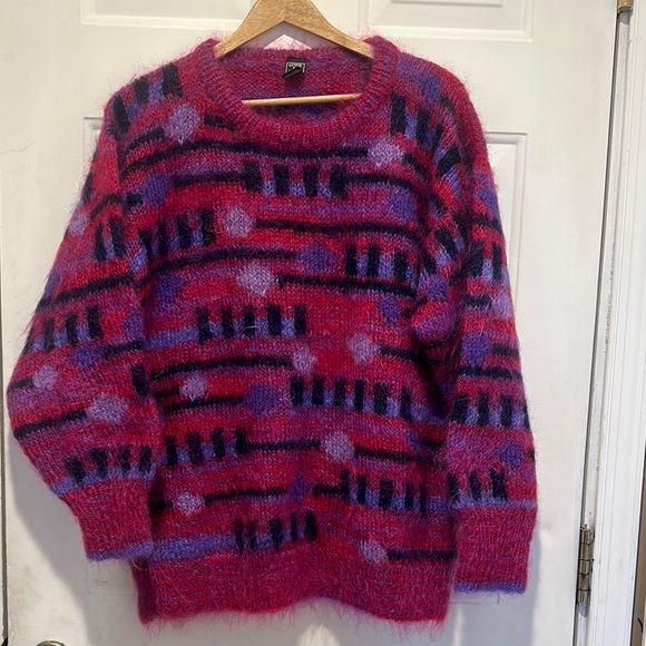 GENNIE LE LANGE WOOL MOHAIR SWEATER - Picture 1 of 7